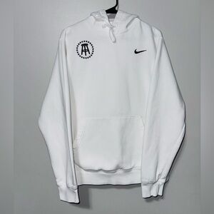 Nike x Barstool Sports White Club Fleece Hoodie Men’s Size Large Pullover